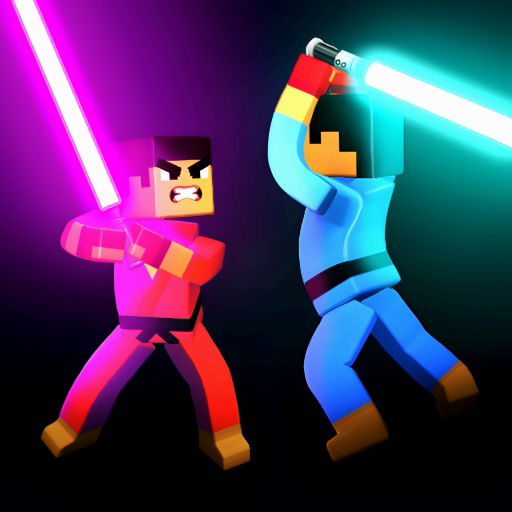 3D Block Gladiator: Sword Draw